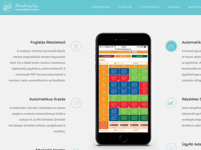 Bookingsys Marketing oldal